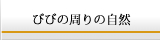 びびの周りの自然